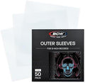 BCW 12-Inch Outer Sleeves – 50 Pack | Clear 2 Mil Polypropylene | Acid-Free Archival Quality for 33 1/3 RPM Album Covers | Ideal for Collectors by BCW