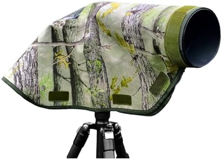 Camera Rain Cover with Openable Viewing Window & Strap Mountable Design,Waterproof Camera Raincoat Sleeve Protector (M) by XAMOREST