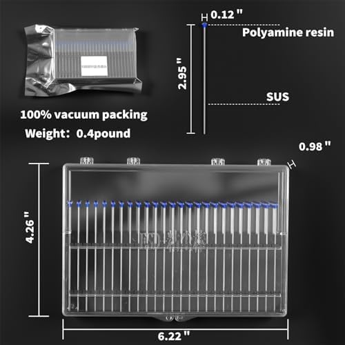 ESD Professional Stainless Steel Gel Swab Sticks for Cleaning Camera Lenses, sensors, PCB, SMT, semiconductors and Electrostatic Sensitive Equipment. (Blue-100Packs, High Viscosity) - Image 2