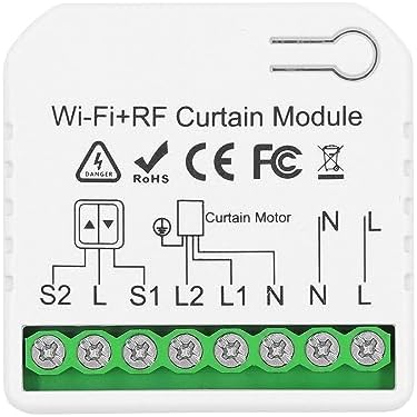 DieseRC WiFi Smart Roller Shutter Controller Module, Tuya APP WiFi Control Compatible with Alexa/Google Home APP Control and Manual Switch, Electric Motor Switch by DieseRC
