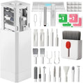 Upgraded 47PCS Phone Cleaning Kit, AirPod & iPhone Cleaner, Electronics Cleaning Tools for Charging Port/USB-C/Speaker, Laptop Cleaner for Keyboard Screen, Tech Gifts for Men, Cool Gadgets by HISSIMO