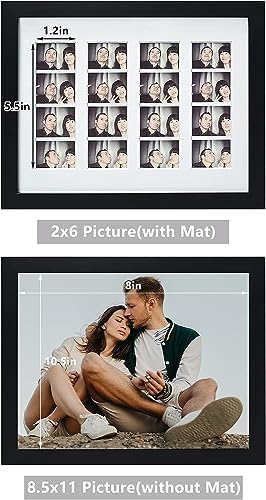 Golden State Art Photo Booth Frame, Black Wood and Real Glass, 2 Pack - Image 4