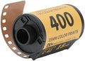 35mm Wide Exposure Latitude HD Camera Color Film for 135 Cameras, Fine Grain Quality for Low Light Shots, ISO 320‑400 Degrees, Plastic Material, 1 Roll + Storage Case (18 Sheet) by Unknown