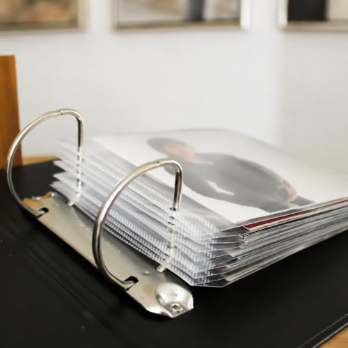 tarifold CD Sleeves for 2-Ring Binders, Secure Closing Flap, 100 Pack - Image 3