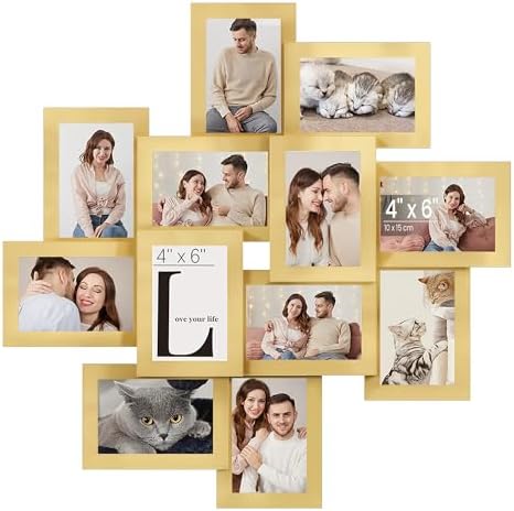 SONGMICS 12-Pack 4 x 6 Collage Picture Frames with Glass Front by Unknown