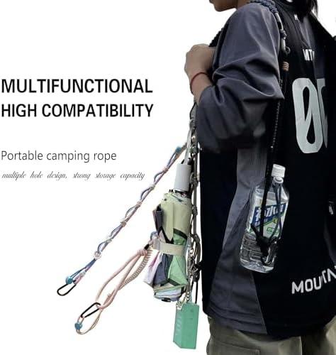 DAOSUN Adjustable Bag Strap Purse Straps Replacement Crossbody, Paracord Rope Heavy Duty Shoulder Straps for Bags Cameras - Image 3
