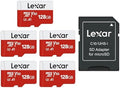 Lexar E-Series 128GB 5 PK Micro SD Card microSDXC UHS-I Flash Memory Card by Lexar