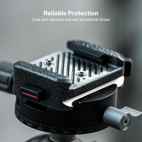 PGYTECH Quick Release Plate & Clamp V2 Arca Swiss Camera Mount Adapter - Image 5