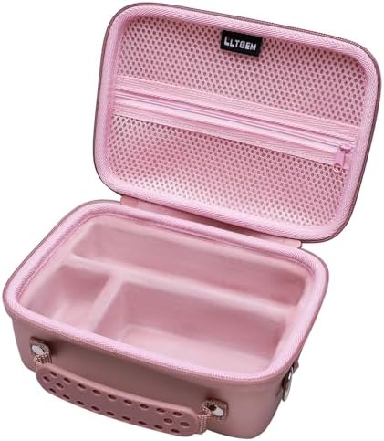 Camera Case Compatible with Sony Alpha ZV-E10 / ZV-1F / ZV-1 / ZV-1 II Vlog Camera with Shoulder Strap by LTGEM, Fits Vlogger Accessory Kit Tripod and Microphone, Rose Gold - Image 4