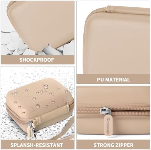 Comecase Digital Camera Case for Kodak PIXPRO FZ45 FZ55 for Travel, Beige - Image 3