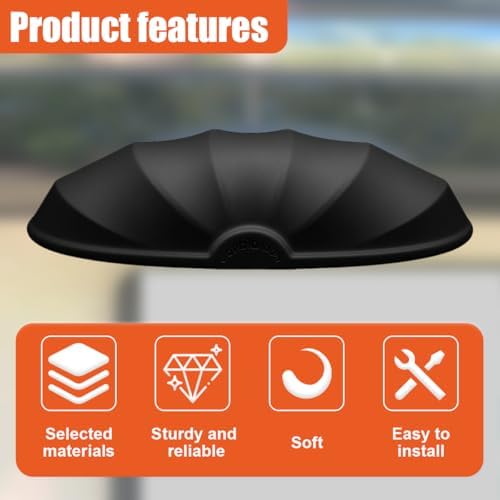 YoRise Car Rear View Camera Protection, Silicone Anti-Rain Waterproof Reversing Camera Cover for Clear Image, Automotive Backup Cameras Modification Accessories for Car, Truck (Black) - Image 5