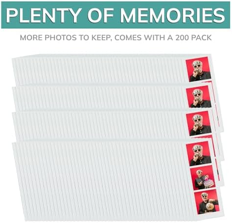 pbf PHOTO BOOTH FRAMES 2x6 Magnetic Picture Frames for Refrigerator | 2 x 6 Clear Magnetic Vinyl Frames for Photo Strips for Fridge (200-Pack) - Image 6