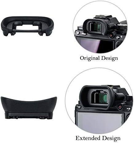 JJC FDA-EP18 Eyecup Viewfinder for Sony A7 III II A7R IV A9 A99 II, 2-Type - Image 2