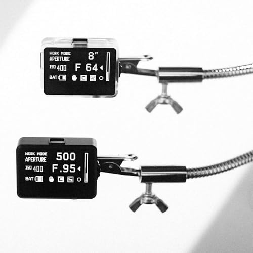 Rechargeable Camera Light Meter, 30° FOV Digital Photography Exposure Meter, Cold Shoe Mount, Large OLED Screen, Dual Metering Modes, for Vintage Film Cameras - Image 5