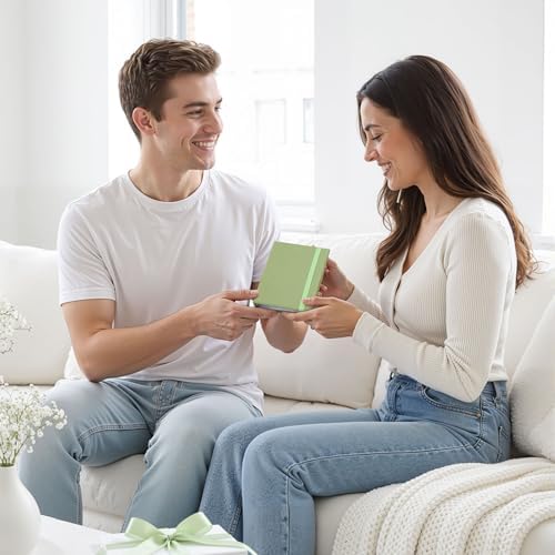 Vienrose Polaroid Photo Album Binding Cloth Photo Book for Instax Fuji 2 x3 Inch Photo Fits Fujifilm Mini 12 11 9 Snap PIC-300 52 Pockets 1 Pack, Grass Green - Image 4