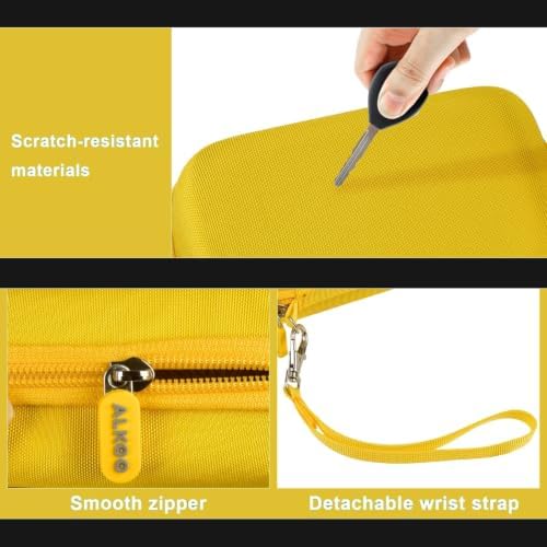 ALKOO Digital Camera Case for CAMKORY, Camera Pouch for KODAK Pixpro -Yellow - Image 4