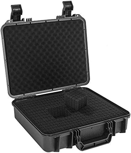 Protective Hard Case Shockproof Water-resistant with Customized DIY Foam Insert fit for Camera, etc, 14 X 11.5 X 3.7-Inch by ITHWIU