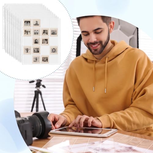 Fuyoooo 50 Pack Protective Photo Slide Pages Holds 20 35mm Slides - Image 6