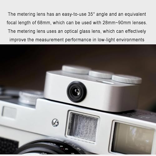 High Precision Photography Light Meter, 35°Wide-Angle Reflective Digital Exposure Meter with Scale Indicator Light, Adjustable Shoe Mount, Multiple Metering Modes for Photography - Image 3