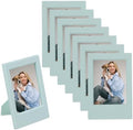 uxcell 8pcs Mini Picture Frames, 2.4 x 3.6 Inch Rectangular Film Photo Frame, Small Instant Film Photo Frame Holder for Tabletop Picture Display, Green by uxcell