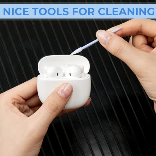 Chinco 200 Pcs Cleaning Swabs 2.56'' Sponge Tip Swabs Sticks Blue - Image 6