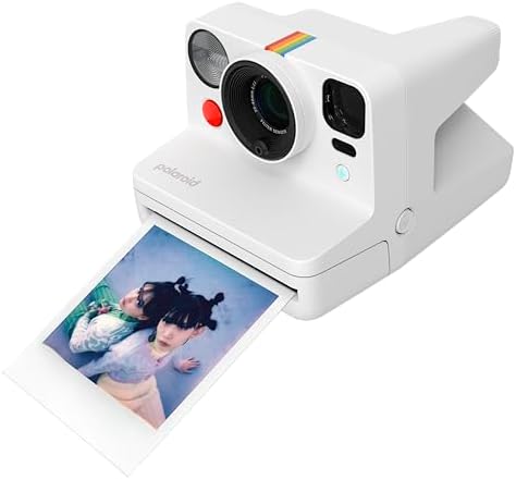 Polaroid Now+ 3rd Generation I-Type Instant Camera + Film Bundle - Now+ Bluetooth App Controlled White Camera + 16 Color Photos (6563) - Image 2