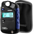 Sekonic L-308X-U Flashmate Light Meter, Compact Digital Incident & Reflected Exposure Meter with Photo, Cine & HD Cine Modes, LCD Auto Backlight, Illuminance Measurement, Pocket-Sized Design by Sekonic