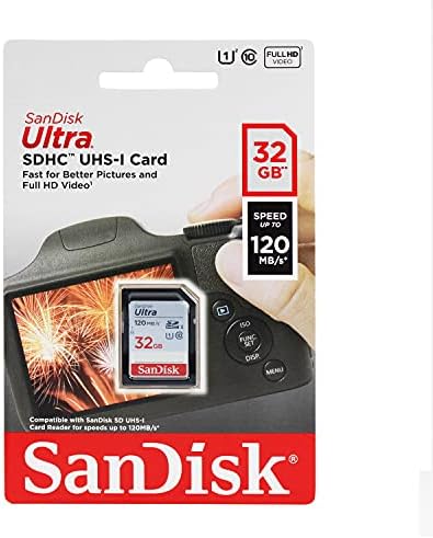 Sandisk Ultra SDHC 32GB 80MB/S C10 Flash Memory Card (SDSDUNC-032G-AN6IN) by Unknown