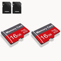 2 Pack Memory Card 16GB with Adapter, High Speed TF Card, UHS-I C10 A1 Memory TF Card for Tablet/Mobile Phone/Camera/Car Audio/Game Console (16, GB) by Unknown