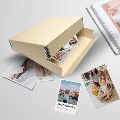 Lineco Museum Archival Storage Box, Drop Front, 11.75x15.25x3 in, Tan - Image 6
