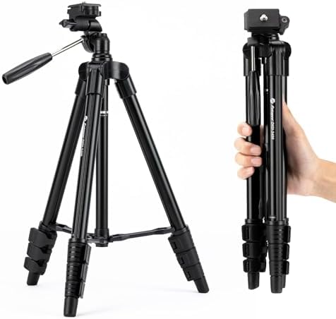 Fotopro 120cm Ultralight Compact Travel Tripod with Quick Release Plate and Panoramic Head Aluminum Tripod 0.5kg Maximum Load 2kg DIGI-3400 by Fotopro
