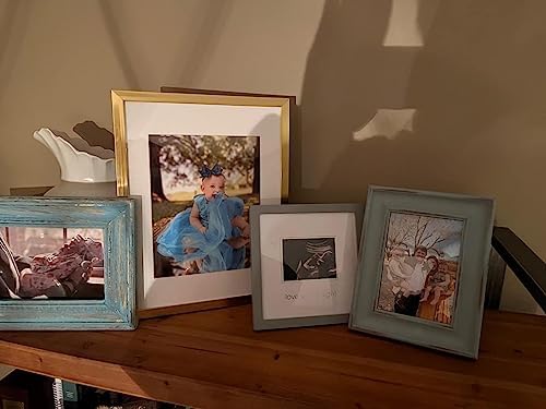 upsimples 11x14 Picture Frame Set of 5, Display Pictures 8x10 with Mat or 11x14 Without Mat, Wall Gallery Photo Frames, Gold (Pack of 3) - Image 7