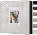 RECUTMS Self Adhesive Photo Album, Leather Scrapbook Album DIY 60 Pages by RECUTMS