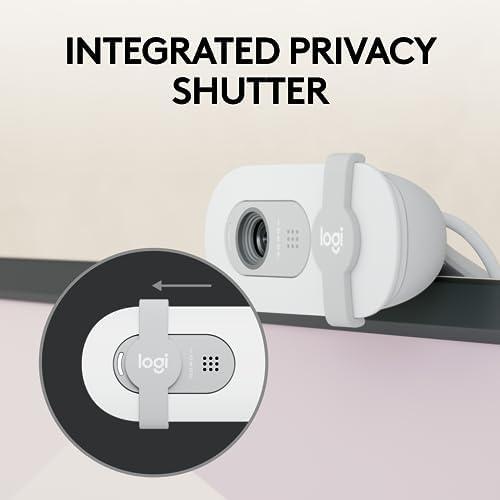Logitech Brio 100 Full HD 1080p Webcam for Streaming and Meetings - White - Image 4