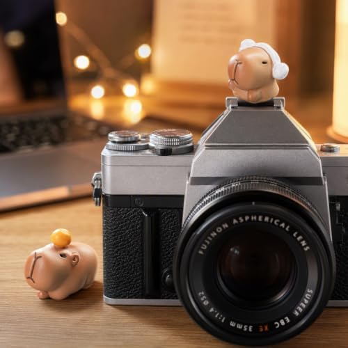 Camera Hot Shoe Cover, Cartoon Hot Shoe Cap, Hot Shoe Protector Compatible with Sony Fujifilm Fuji Canon Nikon Pentax Leical Panasonic (2pcs Sauna Capybara) - Image 5