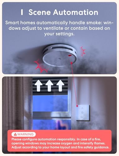 meross Matte Roller Shutter Switch Smart 80 x 80 mm, WLAN Roller Shutter Switch with Timer for Roller Shutters, Blinds, Awnings, Compatible with Alexa, Apple HomeKit and Google Home, 2 Pieces - Image 7