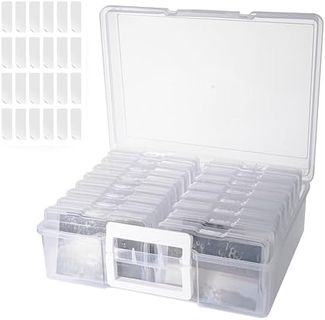 Plastic Photo Storage Box With 4×6 inch Photo Cases ,Photo Keeper by FindScrapblooms