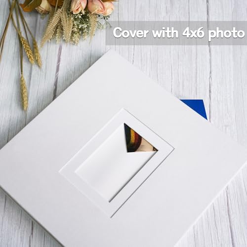 Vienrose Self Adhesive Photo Album 40 Pages for Wedding, Baby Growth, White - Image 2