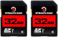 STEALTH CAM SD Card - High-Speed Data Transferring Storage Game Trail Hunting Scouting Photo Video Recording Cameras, 32GB SD Card (2 Pack) by StealthCam