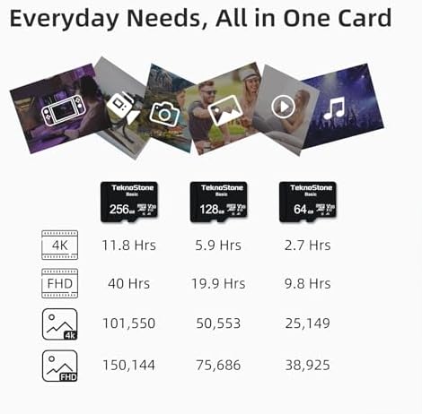 128GB Basic MicroSDXC TF Memory Card with Adapter 1 Pack - Image 4