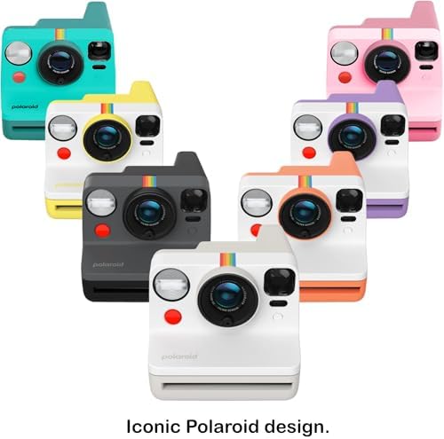 Polaroid Now 3rd Generation i-Type Instant Camera + 8 i-Type Color Film Bundle, Yellow, Polaroid Camera Bundle with a Lumintrail Lens Cleaning Cloth - Image 6