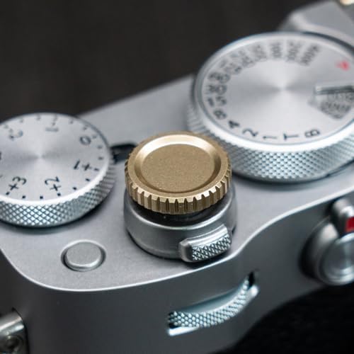 Camera Soft Release Button, 13mm Brass Screw-in Shutter Button, Brass - Image 7