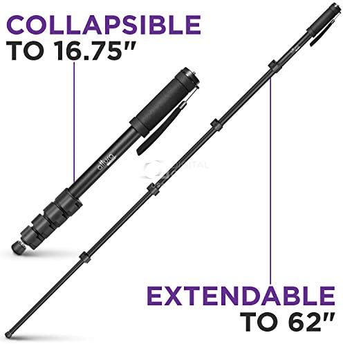 Altura Photo 62-Inch Camera Monopod, Heavy Duty Pole & Camera Stand - Image 6