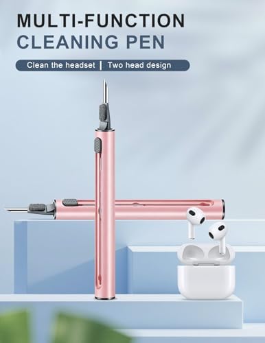 Cleaner Kit for Airpods, Earbuds Cleaning kit for Airpods Pro 1 2 3, Phone Cleaner kit with Brush for Bluetooth Earbuds Cleaner, Wireless Earphones,iPhone,Laptop, Camera (Pink) - Image 6