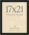 Americanflat 17x21 Poster Frame - Engineered Wood - Black by Americanflat