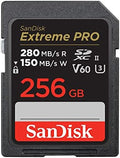 SANDISK 256GB Extreme PRO SDXC UHS-II Memory Card - C10, U3, V60, 6K, 4K UHD, SD Card - SDSDXEP-256G-GN4IN by Unknown