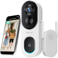 BOTSLAB Doorbell Camera Wireless, 2K Head-to-Toe View, No Subscription by BOTSLAB