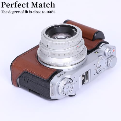Camera Genuine Leather Half Case ，Compatible with FUJIFILM X-M5 XM5 - Image 5