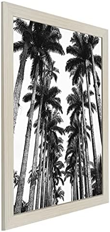Americanflat 22x28 Poster Frame - Engineered Wood with Polished Plexiglass - Wide Picture Frame for Vertical or Horizontal Wall Display - Epic Collection - Light Wood - Image 6