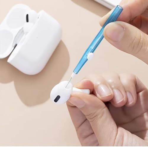 5pcs Cell Phone Cleaning Kit Dual Side Multifunction Tools Anti-Clogging Nylon Brushes & Hook Cleaner for iPhone 17 Pro Max Charging Port, Phone Speaker Mini Cleaning Kits - Image 4